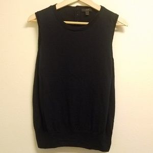 J Crew Sweater Vest Dark Blue Large